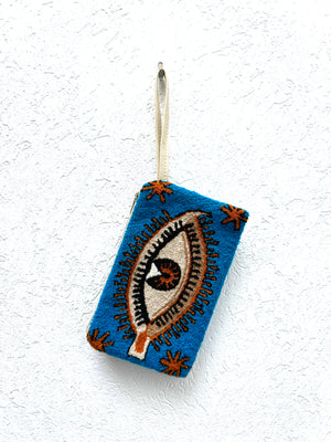 Evil Eye Wayuu Clutch / Pouch