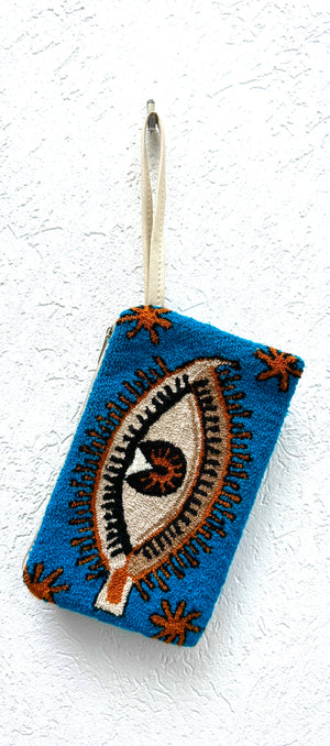 Evil Eye Wayuu Clutch / Pouch